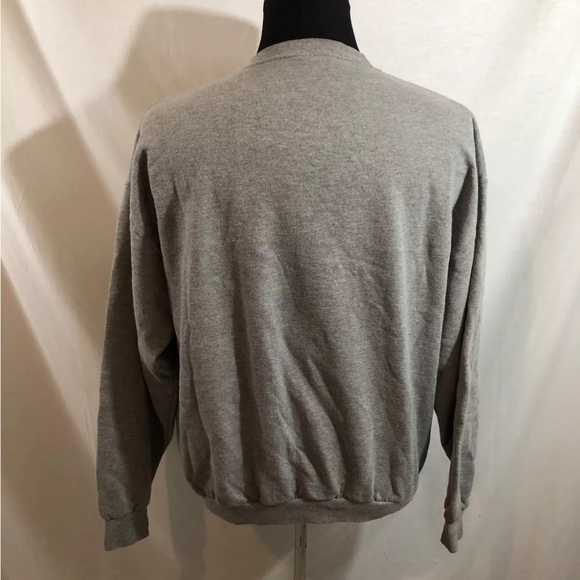 Vtg Quality Classics Gray Sweatshirt“American Bass Angler”Men’s XL, chest 25.5” - Picture 2 of 3